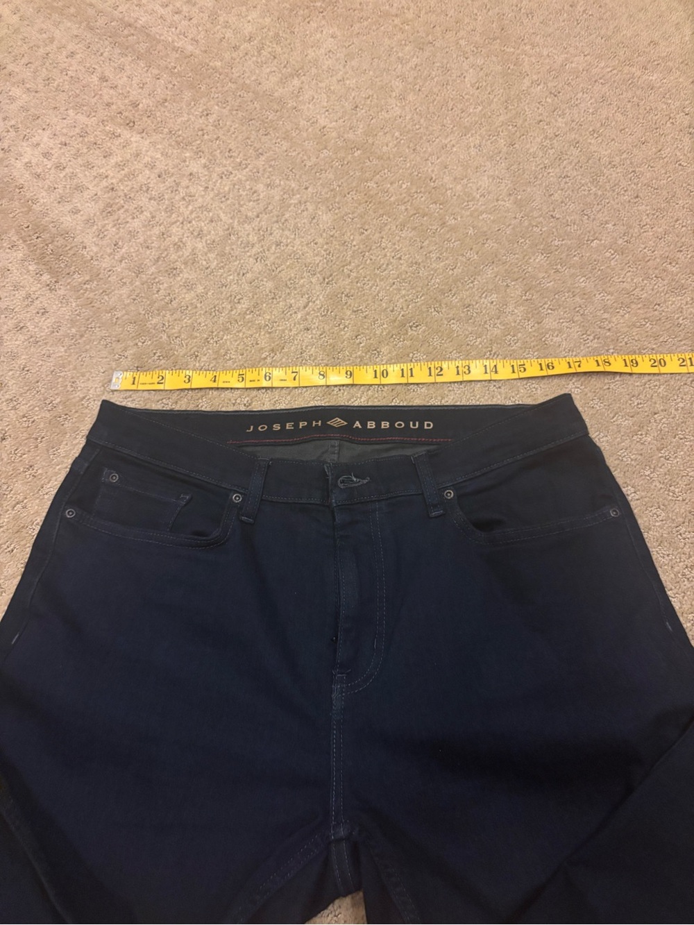Joseph Abboud Dark Navy Men's Jeans slim fit sz 34x32